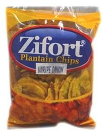 Zifort Plantain Chips Unripe Onion Flavour 150 g