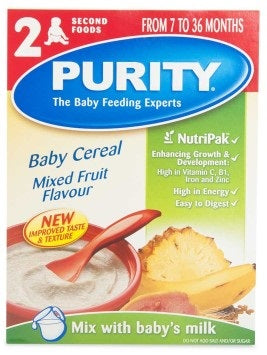 Purity Baby Cereal Mixed Fruit 7-36 Months 200 g