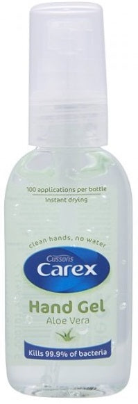 Buy Carex Hand Gel Aloe Vera 50 ml in Nigeria | Hand Wash & Sanitisers |  Supermart.ng