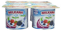 Milkana Fruit Dairy Mixed Berries 100 g x4