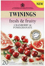 Twinings Fresh & Fruity Pomegranate & Raspberry 40 g x20