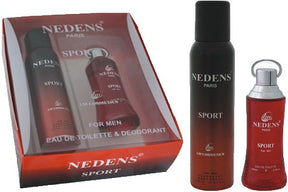Nedens Deodorant Sport Red For Men Gift Pack 150 ml