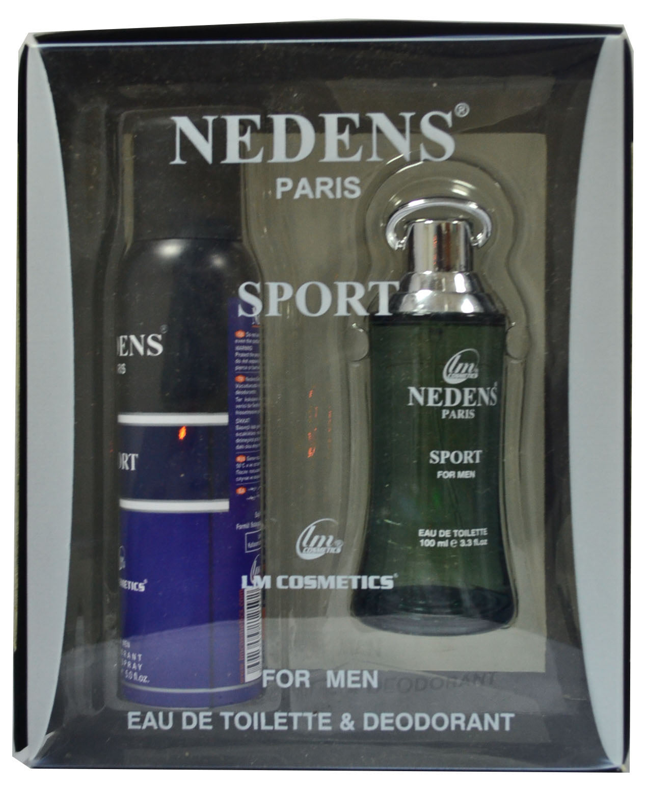 Nedens Deodorant Sport Blue For Men Gift Pack 150 ml