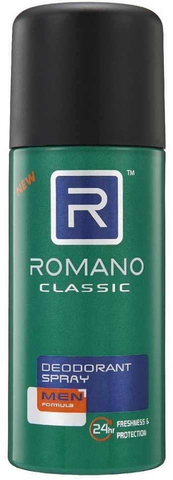 Romano Deodorant Body Spray Classic For Men 150 ml