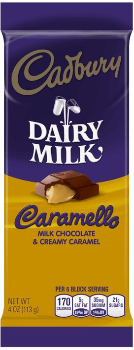 Dairy Milk Caramello Milk Chocolate & Creamy Caramel 113 g