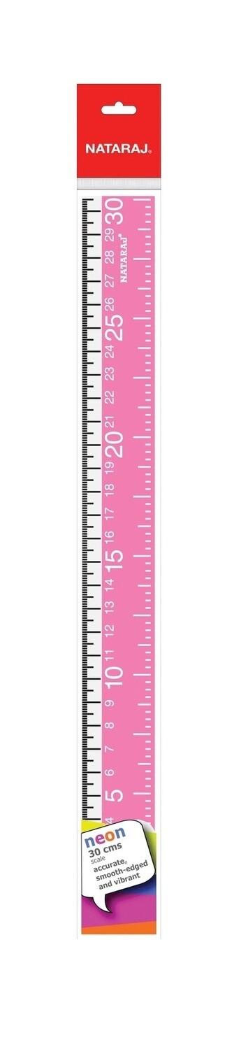 Nataraj Fluorescent Scales 30 cm x10