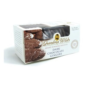 Grandma Wild's Dark Chocolate Gingers 150 g