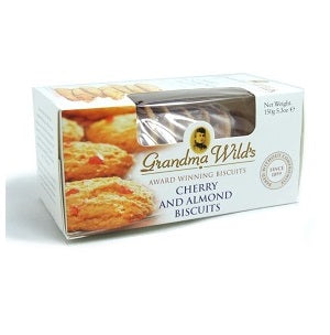 Grandma Wild's Cherry & Almond Biscuits 150 g