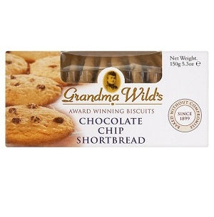 Grandma Wild's Chocolate Chip Short Bread 150 g