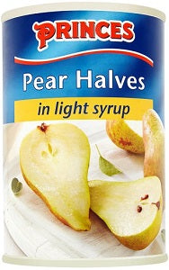 Princes Pear Halves In Light Syrup 410 g