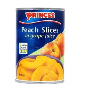 Princes Peach Slices In Grape Juice 410 g