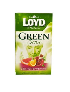 Loyd Green Sense Citrus Fruit & Pomegranite Flavour 34 g x20