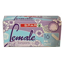 Spar Female Tampons Mini x16
