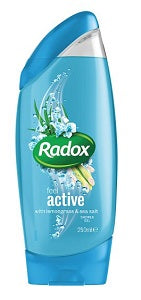 Radox Shower Gel & Shampoo Active With Lemongrass & Sea Salt 250 ml