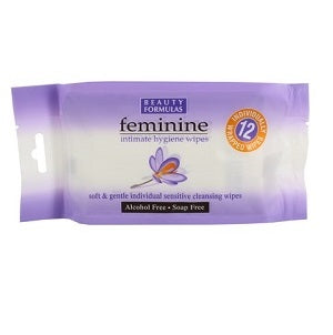 Beauty Formulas Feminine Intimate Hygiene Wipes x12