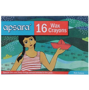 Apsara Colorama Wax Crayons x16
