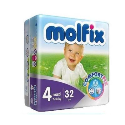 Molfix Size 4 Maxi 7-18 kg x32