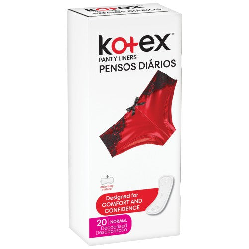 Kotex Everyday Pantyliners Normal Deodorised x20