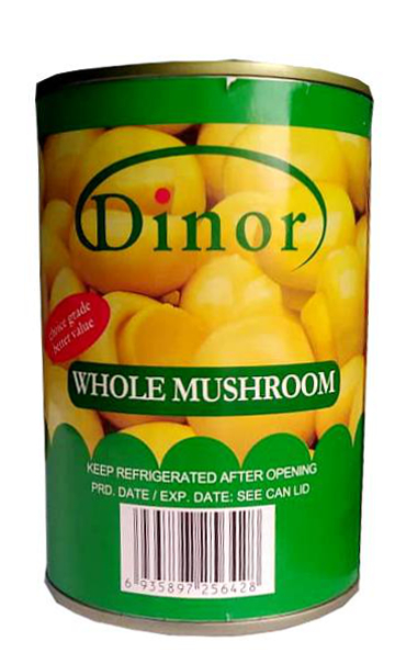 Dinor Whole Mushrooms 400 g