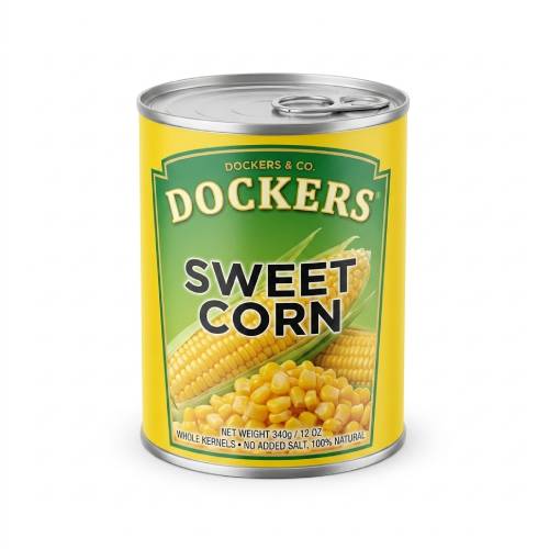 Dockers Sweetcorn Extra Crisp 250 g