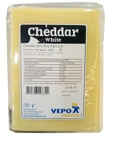 Vepo Cheddar Cheese White 400 g