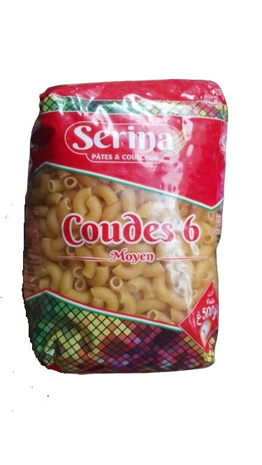 Serina Pasta Coudes 6 500 g
