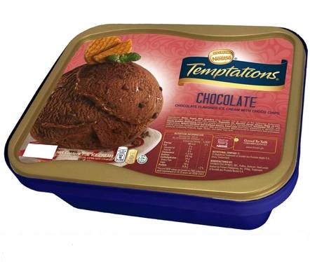 Nestle Temptations Ice Cream Chocolate 1.3 L