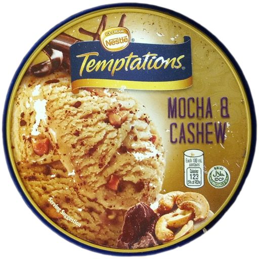 Nestle Temptations Ice Cream Mocha & Cashew 450 ml