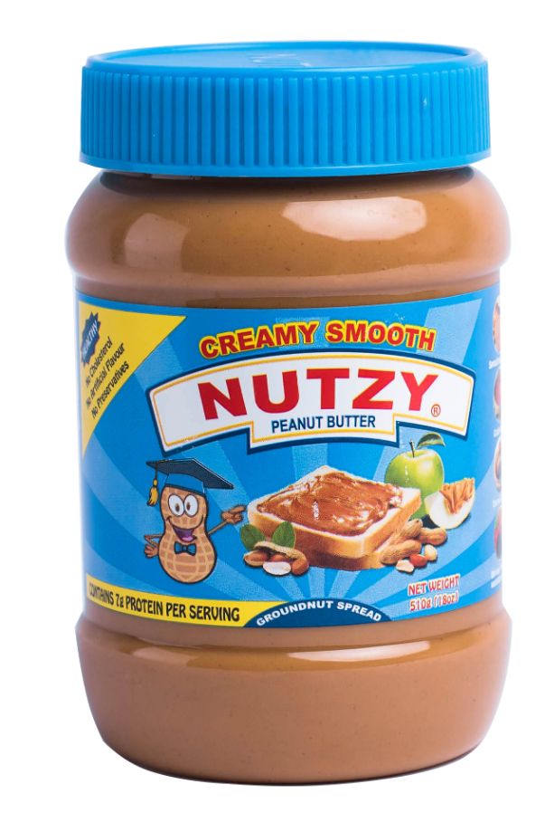 Nutzy Peanut Butter Creamy Smooth 510 g