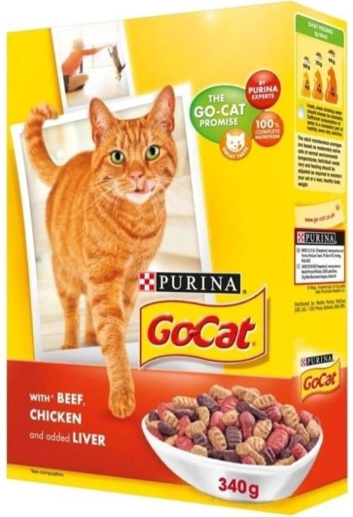 Purina GoCat Beef Chicken & Liver 340 g