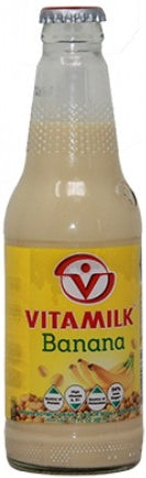 Vitamilk Banana Soy Milk Bottle 30 cl x6