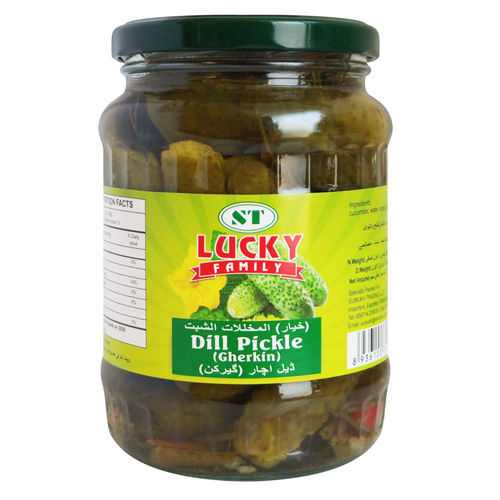 ST Lucky Family Dill Pickle (Gherkin) 680 g