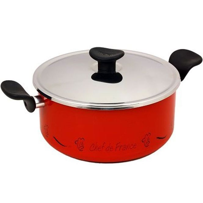 TEFAL Essential Chef De France 28 cm Frypan, Non-Stick, Red, Aluminium TEFAL Essential Chef De France 28 cm Frypan, Non-Stick, Red, Aluminium