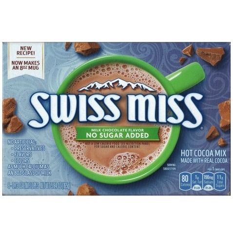Swiss Miss Hot Cocoa Mix Milk Chcolate Flavour No Sugar Added 165 g