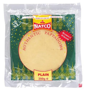 Natco Plain Pappadoms 200 g