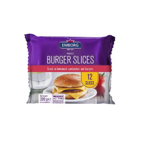 Emborg Perfect Burger Slices 200 g x12