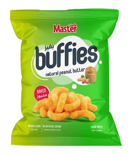 Master Buffies Buy Master Buffies Natural Peanut Butter Baked Corn Puffs 70 g in ...