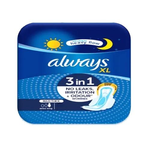 Buy Always 3 in 1 Maxi Thick Sanitary Pads XL x14 in Nigeria | Feminine ...