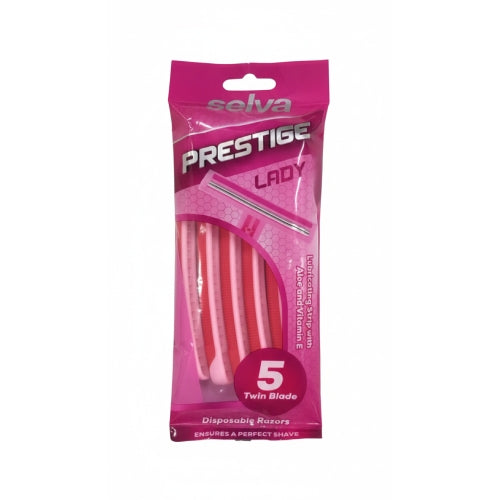 Selva Prestige Lady Twin Blade Shaving Stick x5
