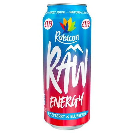 Rubicon Raw Energy Raspberry & Blueberry 50 cl