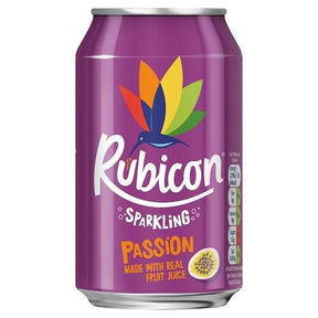 Rubicon Sparkling Passion Fruit Juice Can 33 cl