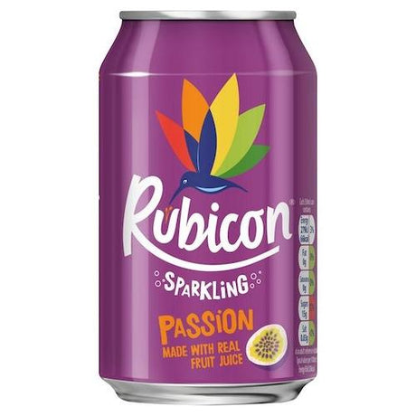Rubicon Sparkling Passion Fruit Juice Can 33 cl