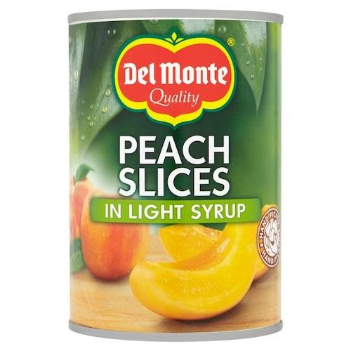 Del Monte Peach Slices In Light Syrup 250 g