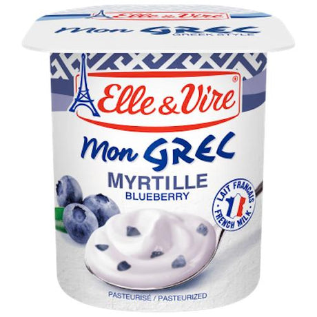 Elle & Vire Mon Greek Blueberry Yoghurt 125 g x4