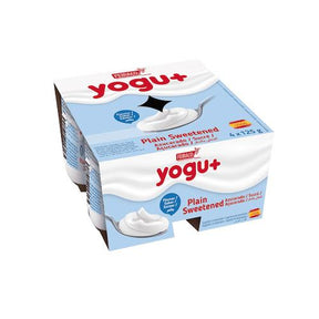 Yogu+ Yoghurt Plain Sweetened 125 g x4
