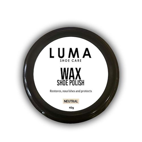 Luma Shoe Care Wax Shoe Polish Neutral 40 g