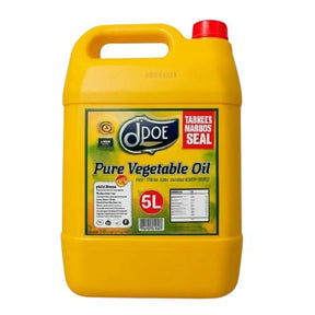 Jdoe Pure Vegetable Oil 5 L