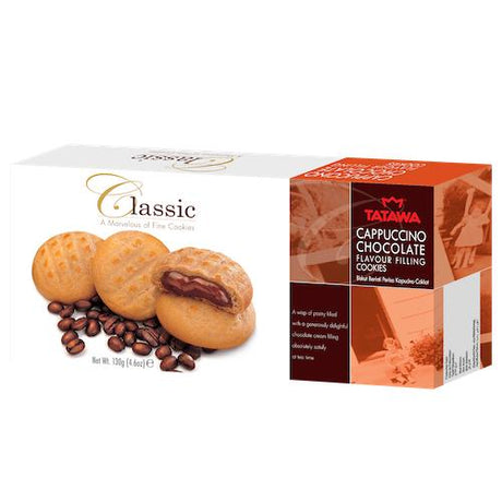 Tatawa Classic Cappuccino Cookies With Soft Coffee Chocolate Cream 192 g