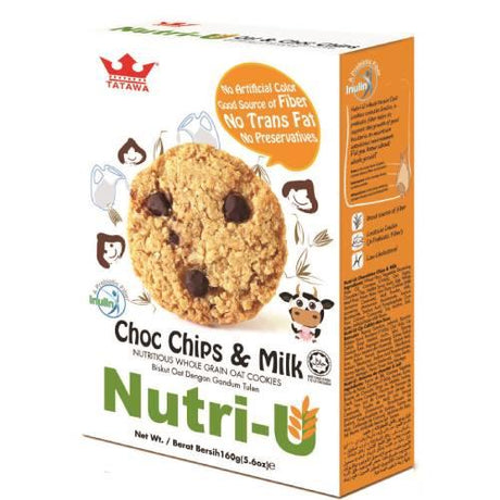 Tatawa Nutri U Choc Chips & Milk 160 g