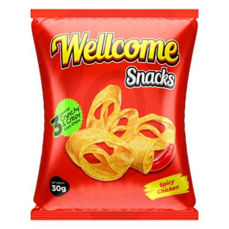 Wellcome Corn Chips Spicy Chicken 60 g